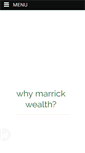 Mobile Screenshot of marrickwealth.com